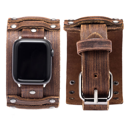 Correa de Reloj Cuero Genuino Estilo Punk - Image 3