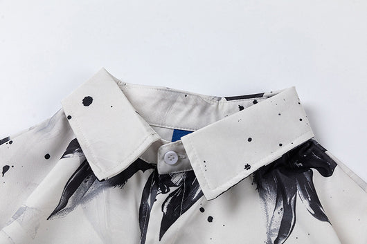 Camisa Estampada con Lazo para Hombre y Mujer - Image 15