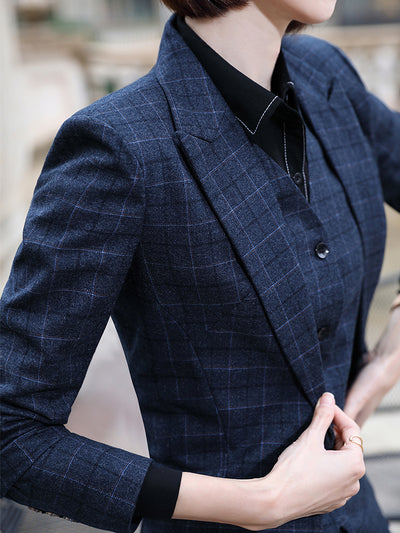Traje Cuadros Ejecutivo Premium - Elegancia Profesional - Image 19