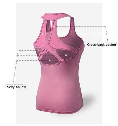 Chaleco Deportivo Ajustado con Recortes para Mujer - Image 9