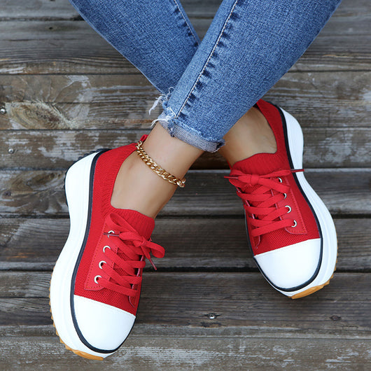 Zapatillas de Lona con Plataforma para Mujer - Image 11