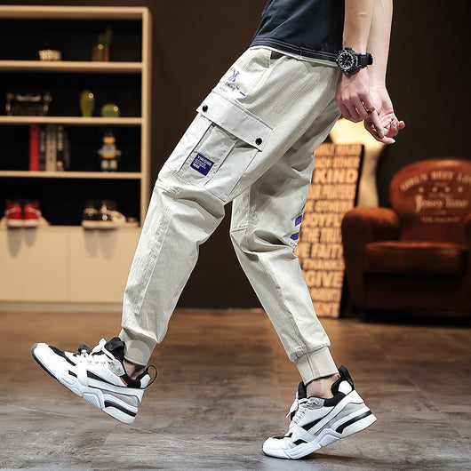 Pantalones Negros de Nueve Puntos para Hombre - Image 6