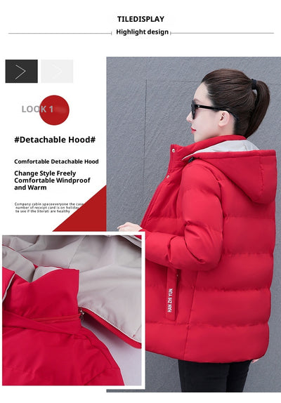 Abrigo de Plumón con Forro Polar para Mujer - Diseño Cálido y Elegante - Image 16