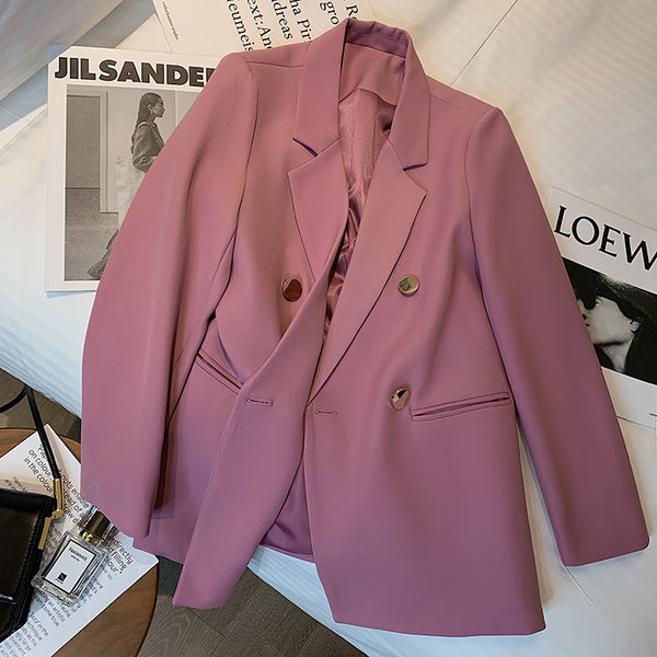 Blazer Casual Estilo Británico para Mujer
