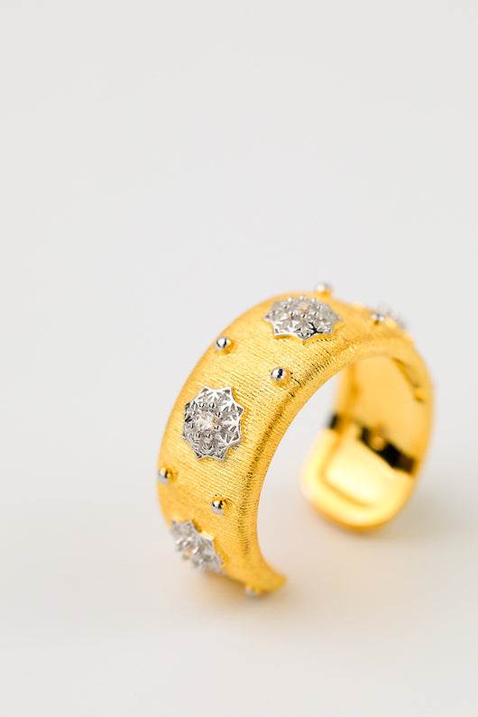 Anillo Elegante Chapado en Oro con Circón Incrustado - Image 15