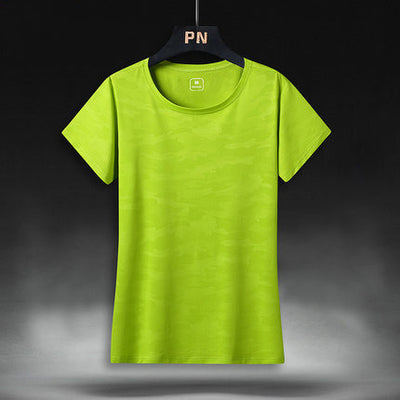 Camiseta Manga Corta de Seda para Hombre - Secado Rápido Cuello Redondo - Image 32