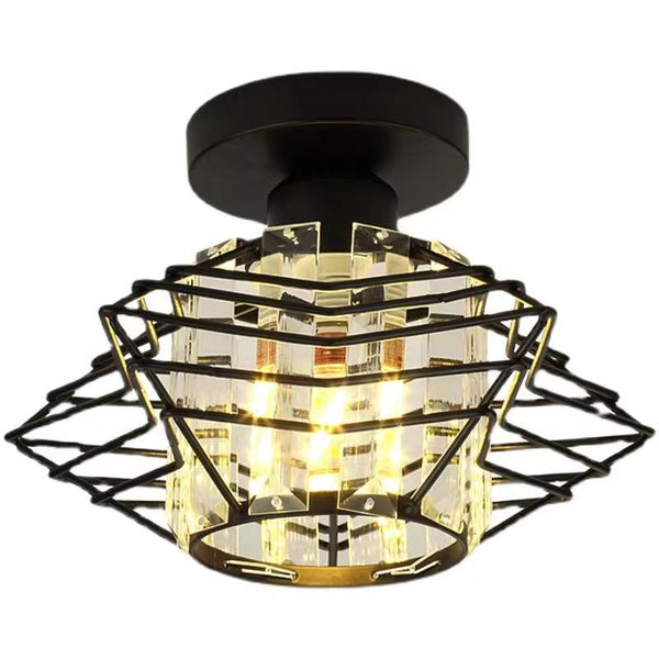 Lámpara de Techo LED Cristal Estilo Europeo Moderno