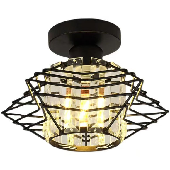 Lámpara de Techo LED Cristal Estilo Europeo Moderno