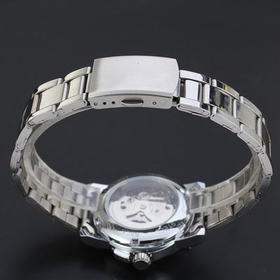 Reloj Mecánico Casual Simple con Correa de Acero - Image 14