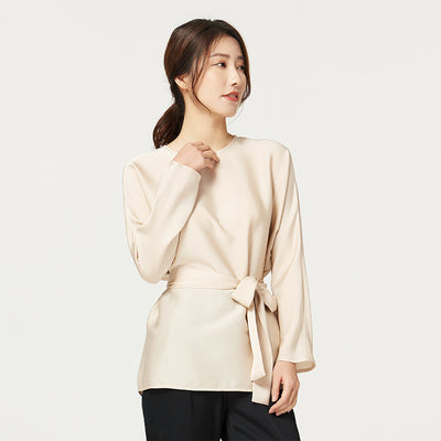 Blusa de Seda Satinada Suelta y Elegante para Mujer - Image 5