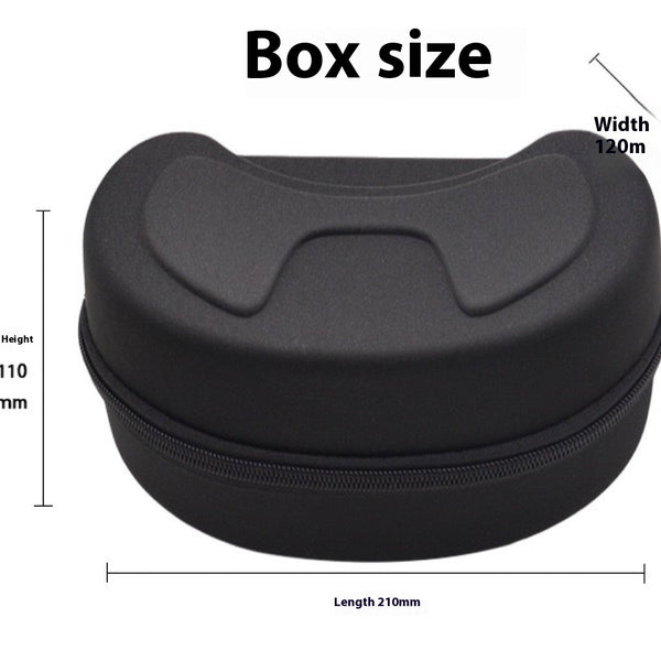 Estuche Organizador Multifuncional para Gafas con Espejo y Compartimentos de Almacenamiento - Image 2
