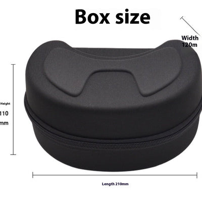 Estuche Organizador Multifuncional para Gafas con Espejo y Compartimentos de Almacenamiento - Image 2