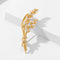 Broche de Plata Esterlina con Diseño de Espiga - Accesorio de Personalidad y Temperamento