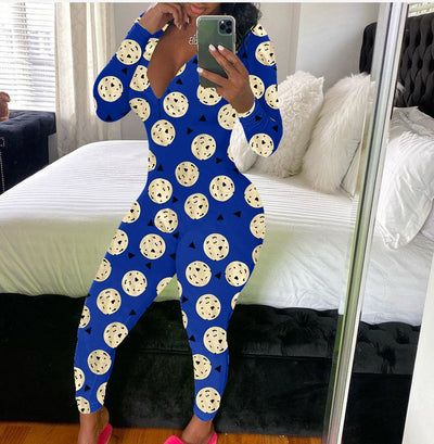 Jumpsuit Casual para Mujer con Estampado y Mangas Largas - Image 16