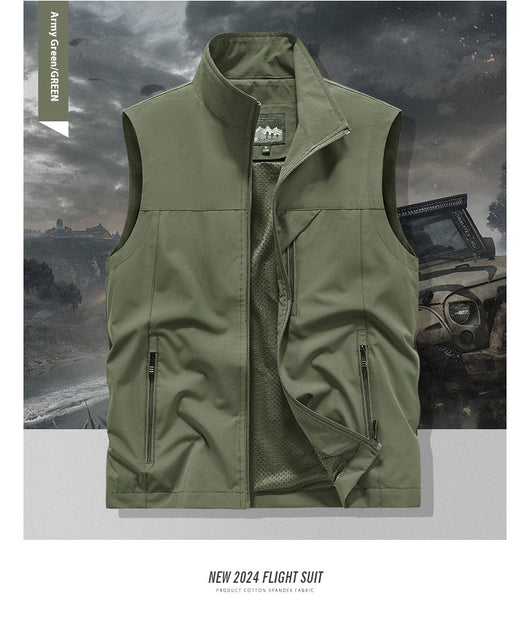 Chaleco de Fotografía y Pesca con Múltiples Bolsillos para Hombre - Image 31