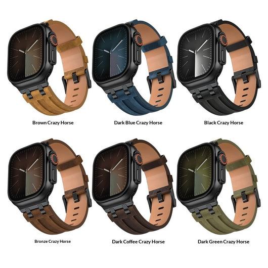 Correa de Reloj Cuero Crazy Horse Premium para Hombre - Image 14