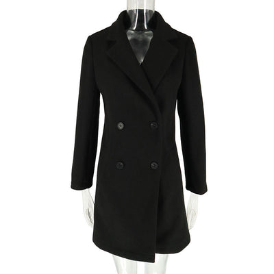 Abrigo Trench Ajustado con Cuello Sastre para Mujer - Image 24