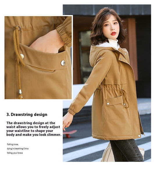 Abrigo Impermeable de Lana de Cordero Forrado en Polar - Diseño Ejecutivo Largo - Image 19