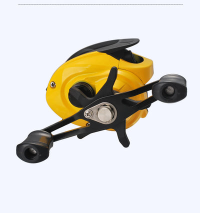 Carrete de Pesca Amarillo Luya con Rueda de Agua - Modificación Profesional - Image 7