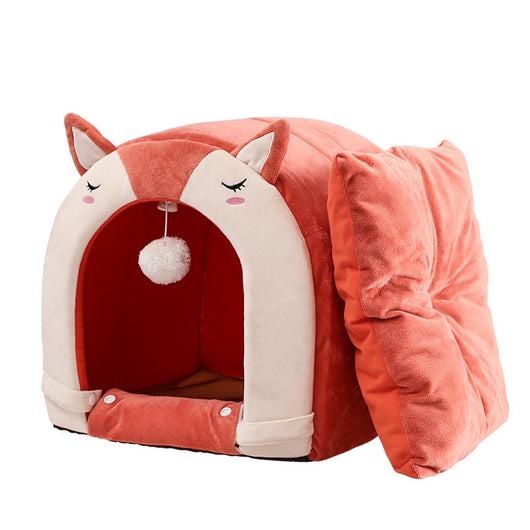 Cama Desmontable y Lavable para Mascotas con Juguete Pelota Divertida - Image 3