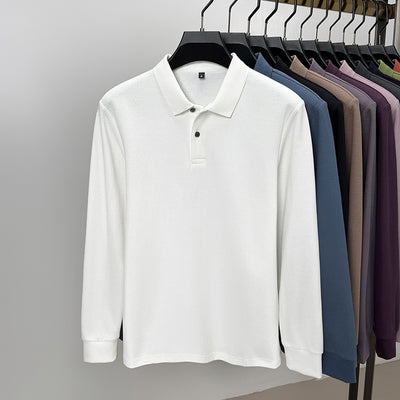 Camisa Polo Ejecutiva Manga Larga con Solapa - Image 36