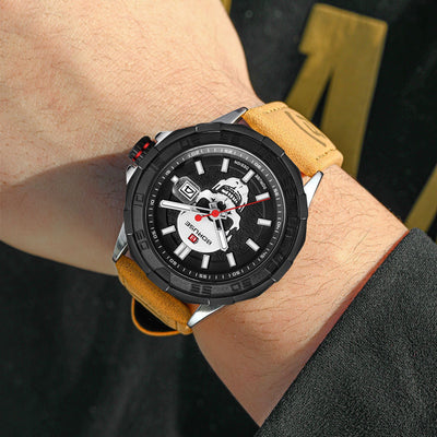 Reloj Deportivo Resistente al Agua con Calendario y Correa de Cuero - Image 15