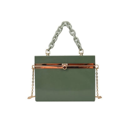 Bolso de Mano Candy Color con Cadena - Clutch Elegante para Eventos - Image 5