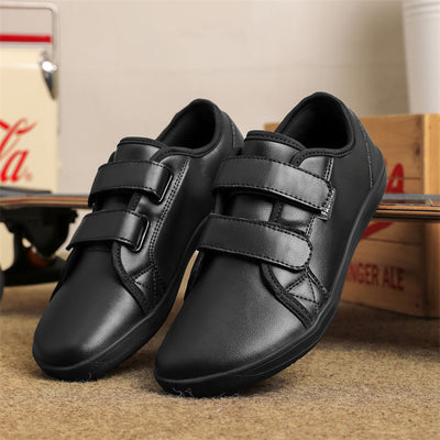Zapatos Casuales de Cuero Ancho con Velcro para Hombre y Mujer Talla Grande - Image 6