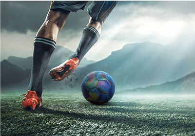 Balón de Fútbol Luminoso Reflectante con Costuras de Máquina - Image 9