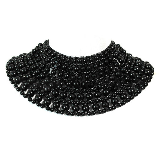 Chal Tejido a Mano con Perlas y Detalles de Joyería - Image 2