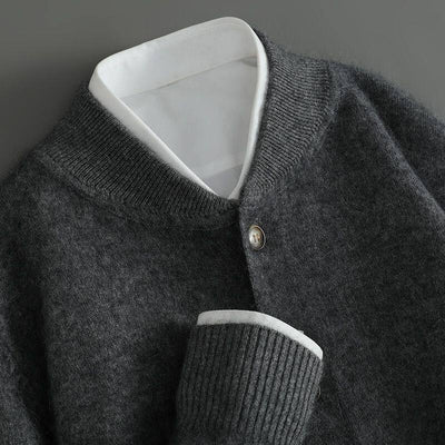 Cardigan Grueso y Cálido para Hombre - Suéter Holgado - Image 20
