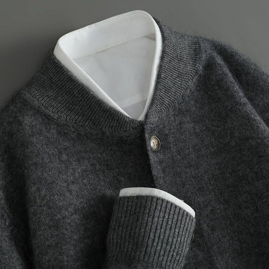 Cardigan Grueso y Cálido para Hombre - Suéter Holgado - Image 20