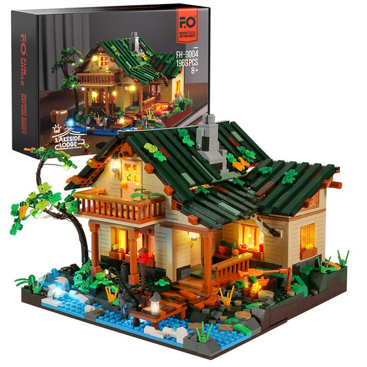 Casa Lakeside con Iluminación LED - Juego de Construcción Educativo - Image 4
