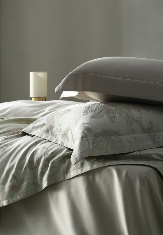 Juego de Cama Jacquard Algodón Puro Estilo Retro Americano 4 Piezas - Image 28