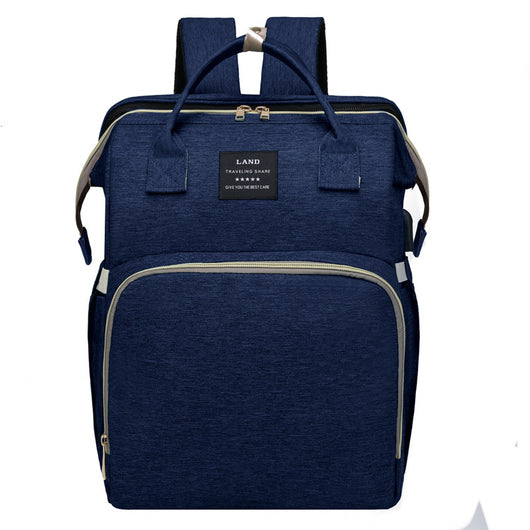 Mochila Maternal Multifuncional con Red Antimosquitos, Capacidad Grande y Cuna Plegable - Image 36