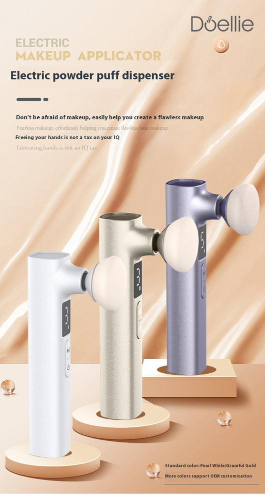 Esponja Eléctrica para Base de Maquillaje - Húmeda y Seca Sin Manchas - Image 20
