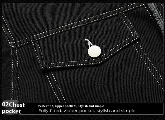 Chaqueta Denim Forrada en Polar para Hombre - Estilo Premium - Image 15