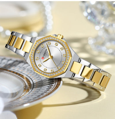 Reloj Elegante Impermeable con Cristales Decorativos - Image 26