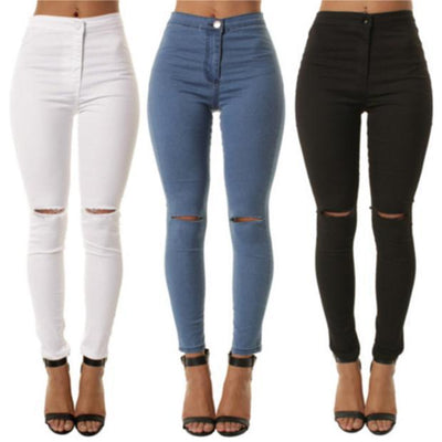 Pantalones Vaqueros Rasgados para el Verano - Image 11