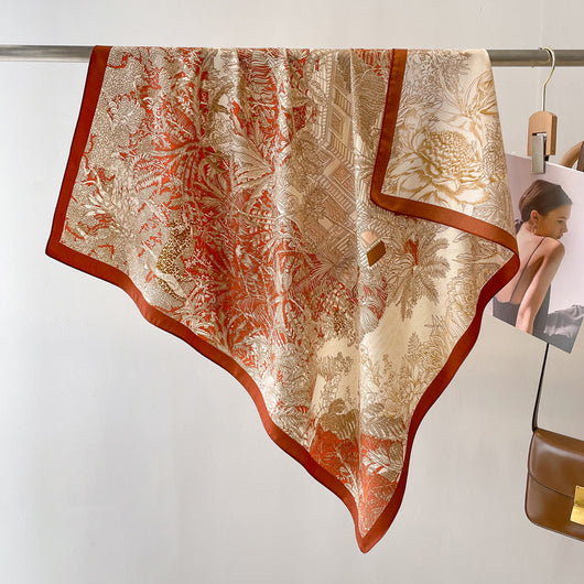 Pañoleta Cuadrada Primavera - Foulard Ligero Versátil - Image 7