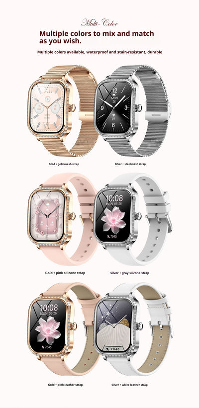 Reloj Inteligente MK88 para Mujer con Llamadas Bluetooth y Monitoreo de Salud - Image 29