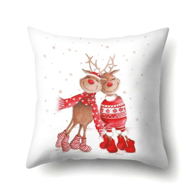 Funda de Cojín Navideño Terciopelo Suave con Estampado Digital - Image 13