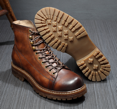 Botas Martin para Hombre Cuero Premium Alto Retro Forro Térmico Suela Reforzada - Image 16