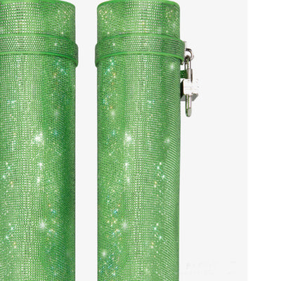 Botas Altas Hasta la Rodilla con Tacón Cuña Súper Alto y Hebilla Tiburón con Strass - Image 19
