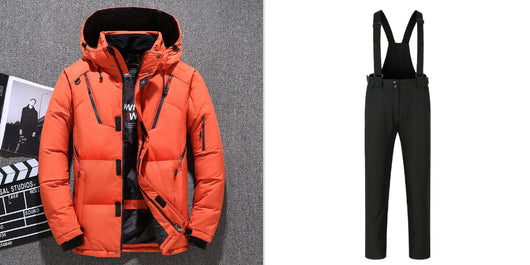 Chaqueta de Invierno para Hombre con Capucha, Plumón de Pato y Múltiples Bolsillos - Image 9