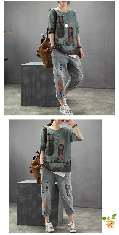 Camiseta Suelta Estampada - Image 14
