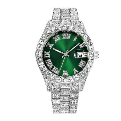 Reloj Acero Inoxidable Hip Hop Empresarial con Calendario Completo - Image 10