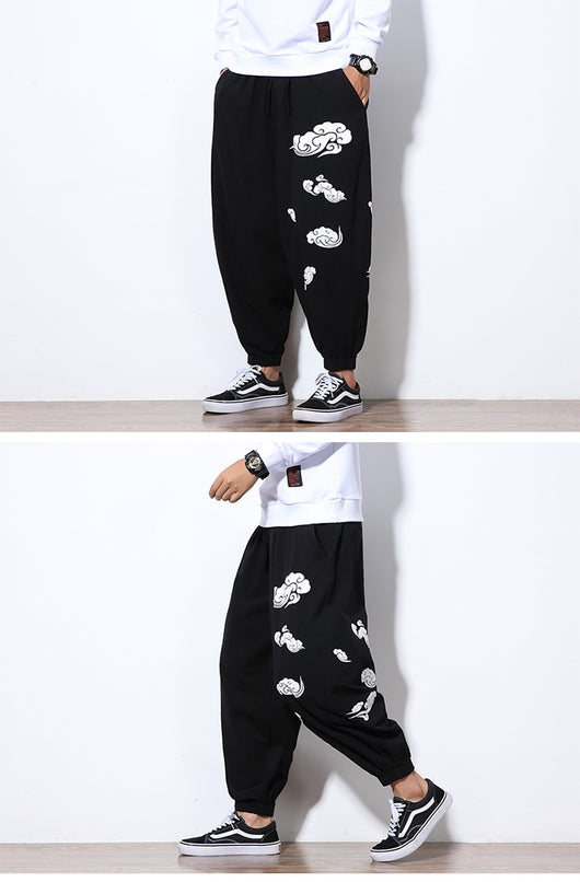 Pantalones Sueltos Casuales Xiangyun - Comodidad Asiática para Hombre - Image 8