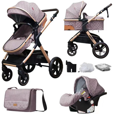 Carrito Multifuncional Plegable para Bebé - Ligero y Versátil - Image 5