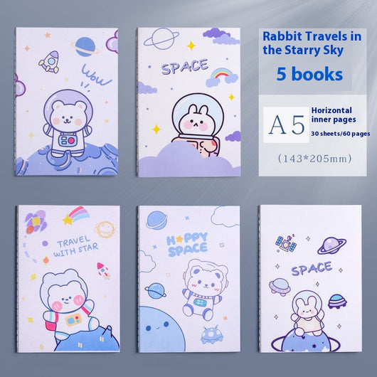 Cuaderno A5/B5 Grueso para Práctica y Creatividad con Diseño Corazón - Image 12